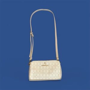 Nannette Lepore  Beige Patterned Crossbody Bag